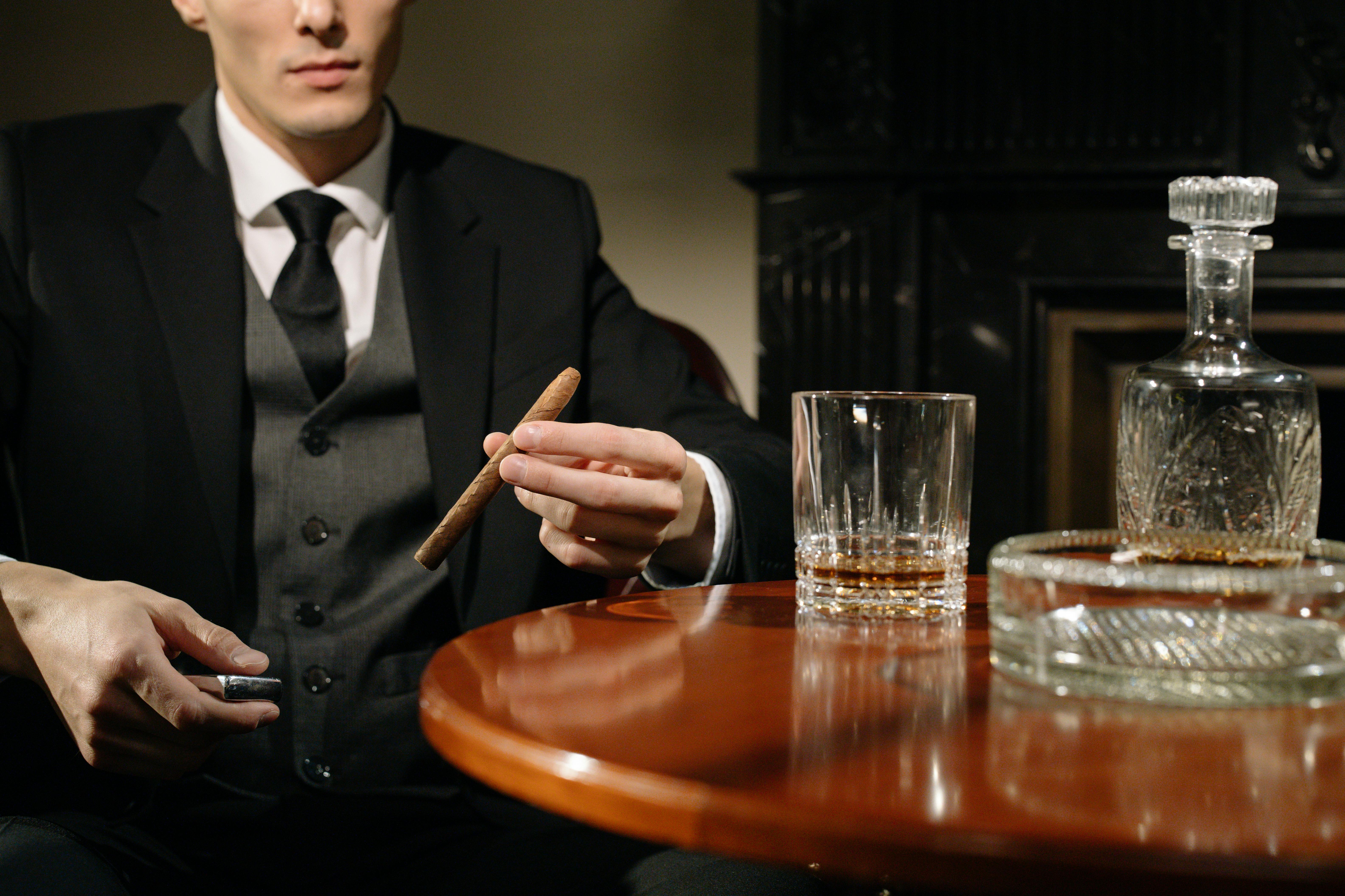 whiskey and cigar night